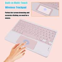 Clavier de tablette rechargeable Teclado Tastatur Clavier Tastiera OEM Bluetooth sans fil avec pavé tactile intégré