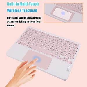 Stock Portable Slim Style Wireless BT Bluetooth Keyboard with Touchpad for 10 Inch <b>Tablet</b> <b>Pc</b> - Product Image 4