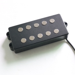 Micros de <span class=keywords><strong>basse</strong></span> Donlis <span class=keywords><strong>5</strong></span> <span class=keywords><strong>cordes</strong></span> humbucker <span class=keywords><strong>Musicman</strong></span> Avec barre magnétique en céramique et 4 fils de sortie conducteurs - Product Image 2