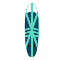 Planche de paddle gonflable de haute qualité OEM 11' pour sports nautiques, planche de surf SUP avec pagaie