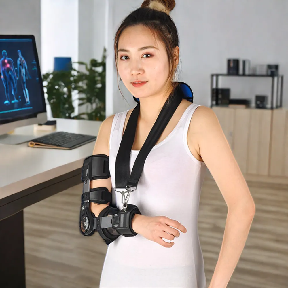 Arm Sling hỗ trợ nẹp chỉnh hình cẳng tay Sling điều chỉnh khuỷu tay doanh cố định cú đúp khuỷu tay chỉnh hình