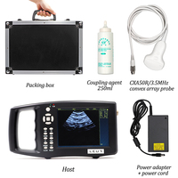 Alat dokter hewan portabel, pemindai Ultrasound hewan domba babi tes kehamilan Convex Array Probe mesin Ultrasound