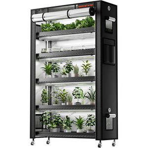 Support à plantes <span class=keywords><strong>Spider</strong></span> <span class=keywords><strong>Farmer</strong></span> à 6 niveaux avec 10 lampes de culture de 3 pieds, étagère pour plantes avec lampe LED à spectre complet 220W et tente de culture 1680D - Product Image 1