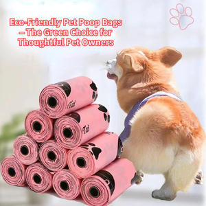 Custom Logo Printed Dog Poop Waste Bags Eco-Friendly Biodegradable Cornstarch Compostable <strong>PET</strong> Dog Poop Bag - Product Image 6