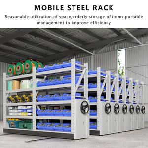 Sistema de estantería de almacenamiento móvil de servicio pesado moderno Ahorro de espacio Estantería de almacén Sistema de almacenamiento Unidades de estante - Product Image 2