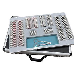 Juego de lentes de prueba oftálmica de 266 piezas con estuche de aluminio para clínica oftalmológica o tienda de Optometría - Product Image 4