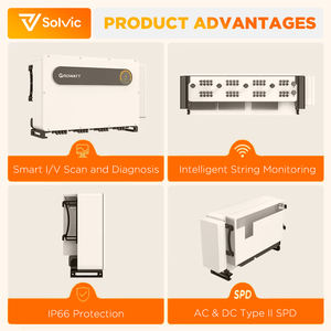 Inversor Solar Growatt MAX 100KTL3-X de 100kW Económico con Soporte para Cables de Aluminio y Comunicación PLC para Reducir el <span class=keywords><strong>LCOE</strong></span> - Product Image 5