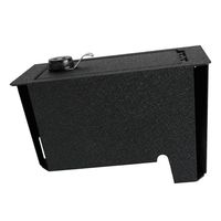 Tuojue Boîte de verrouillage de voiture en métal robuste Coffre-fort de camion de Console caché antivol pour Kits intérieurs Toyota Sequoia