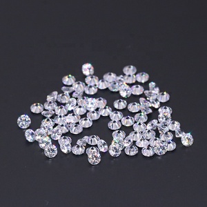 Đá zircon chất lượng cao 7A, kích thước 0.9mm đến 3mm, màu trắng, hình tròn, đá CZ, zirconia lập phương dùng làm đồ trang sức - Product Image 2