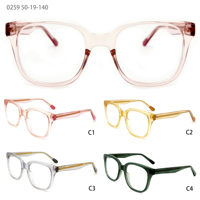 Lunettes de vue unisexes TR90 légères de luxe, monture rectangulaire pleine avec charnière à ressort, design imprimé or, tendance 2026, montures optiques personnalisables