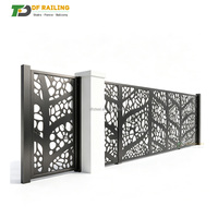 Porte extérieure DF pour villa, portes d'entrée de maison, grille de fenêtre en fer forgé, portes de clôture en fer forgé, portail en fer forgé