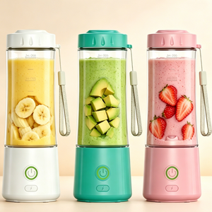 Licuadora Portátil de Uso Diario Personal, 14oz, Mini Licuadora Bonita, Mezcladora de Frutas, Carga Eléctrica, 4000mAh, Mezcla Rápida - Product Image 6
