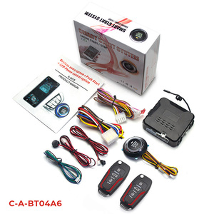 Système d'alarme de <span class=keywords><strong>voiture</strong></span> avec démarrage sans <span class=keywords><strong>clé</strong></span>, télécommande, verrouillage centralisé des portes, démarrage à distance, application mobile, entrée sans <span class=keywords><strong>clé</strong></span> PKE, bouton de démarrage/arrêt - Product Image 3