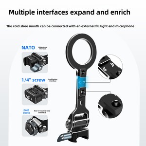 Cho MagSafe từ điện thoại Clip DJI ổn định bảng điều khiển ngang dọc máy ảnh lạnh Giày Miệng khung Nato bên ngoài - Product Image 3