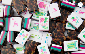 Jeu de Mahjong de Luxe en Acrylique avec Pièces en Acier Inoxydable, Base Bleue, pour 4 Joueurs, Écologique et Portable, Jeu Chinois pour la Famille - Product Image 2