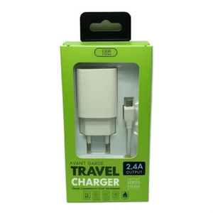 Chargeur de voyage V8 10W 2.1A, adaptateur mural USB double port avec protection contre la surcharge pour téléphone portable - Product Image 2