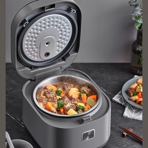 หม้อหุงข้าวซูปอร์ 3-4-5 คน หม้อในสแตนเลส หม้อหุงข้าวอัจฉริยะ รูปทรงกลม - Product Image 4
