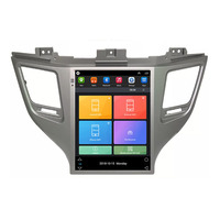 9.7 pouces Android voiture pour lecteur intégré GPS DSP Tesla Style Radio voiture stéréo GPS Navigation pour Tucson 2015-2016