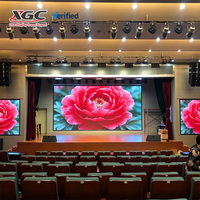 Écran LED fixe intérieur à pas fin P1.538, luminosité 600 cd/m², résolution 8K, montage personnalisable pour salles de classe et salles de conférence