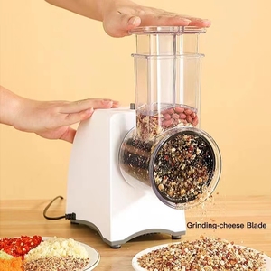 Râpe à <span class=keywords><strong>fromage</strong></span> électrique trancheuse déchiqueteuse multifonctionnelle pour salade de légumes, carotte, <span class=keywords><strong>papaye</strong></span> verte - Product Image 2