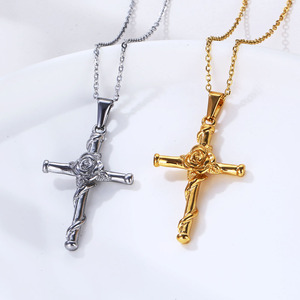 Collar de Moda con Colgante de Cabeza de León de Acero Inoxidable Dorado, Joyería de Moda para Mujer, Estilo Británico, Mitología Griega, Medusa - Product Image 3