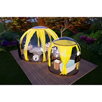 Dôme Hôtelier Gonflable Transparent en Polycarbonate pour Glamping Extérieur – Chambre Étoilée Préfabriquée en PC Rigide
