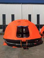 Rafts de sauvetage gonflables en caoutchouc Solas Throwing Over Board ATOB-20 pour 20 personnes avec certificat CCS