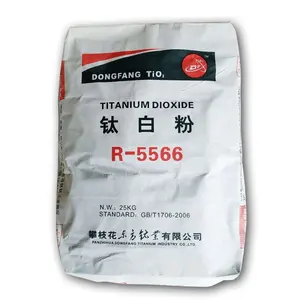 تيتانيوم ثنائي أكسيد r5566 Tio2 لطلاء نقاء عالي وسعر تنافسي درجة صناعية tio2 5566 تيتانيوم ثنائي أكسيد الروتيلي