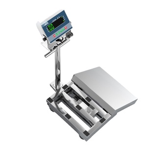 Veidt Weighing High Accuracy 150kg <strong>Stainless</strong> Steel LED Display <strong>Digital</strong> <strong>Bench</strong> <strong>Scale</strong> <strong>Stainless</strong> Steel Platform <strong>Scale</strong> with Wheels - Product Image 1