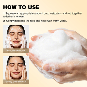 Espuma Limpiadora Facial de Centella Asiática de Marca Blanca 100ml para Limpieza Profunda, Calmante, Hidratante y Espuma Densa, Refrescante para la Piel - Product Image 5