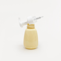 Bouteille pompe mousse PET 350 ml vide pour savon liquide, nettoyant visage, emballage cosmétique, logo personnalisé