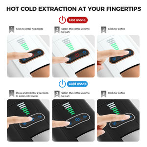 Populaire 5-en-1 220V 19 Bar Semi-Automatique Single Serve Moka Latte <span class=keywords><strong>Mousseur</strong></span> <span class=keywords><strong>À</strong></span> <span class=keywords><strong>Lait</strong></span> Multi-Fonction Cafetière pour Usage Domestique - Product Image 3