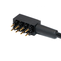 Connecteur plat personnalisé IP68 étanche, aérospatial, sous-marin, 8 broches femelle, en acier inoxydable, haute tension, compatible Subconn