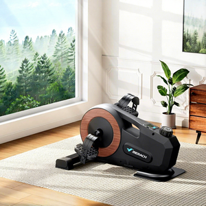 Vélo d'exercice à pédales silencieux et durable, réglages ajustables, gain de place, idéal pour les petites salles de sport à domicile - Product Image 1