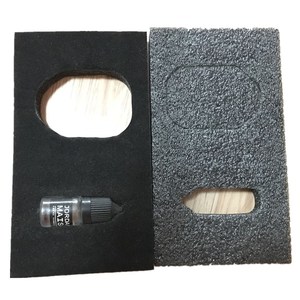 Vente en gros <span class=keywords><strong>Mousse</strong></span> de velours Eva noir haute densité Ruchen <span class=keywords><strong>Mousse</strong></span> d'isolation phonique découpée personnalisée pour l'emballage de bouteilles d'huiles essentielles - Product Image 2
