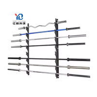 YG-CF01 Poids Support De Barre Mur Barbell Bar Rack Barre De Montage Mural Rack De Stockage De Plaque