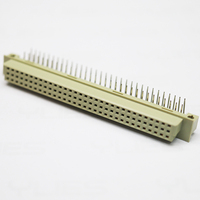 Échantillon gratuit Prise de style européen Pas de 2.54mm Hauteur 12.9mm Positions 16p-32p DIN 41612 Femelle Troisième Rangée Angle Droit