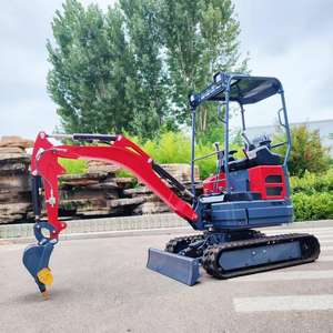 콤팩트 크롤러 굴삭기 디젤 엔진 미니 굴착기(1년 보증) 농장 정원 건설용 - Product Image 1