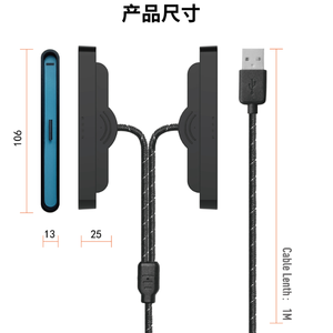 2 in <span class=keywords><strong>1</strong></span> <span class=keywords><strong>Controller</strong></span> cavi di ricarica per Nintendo Switch 2 Gamepad Dual cavi di ricarica per Nintendo Switch2 cavi di alimentazione intrecciati - Product Image 3