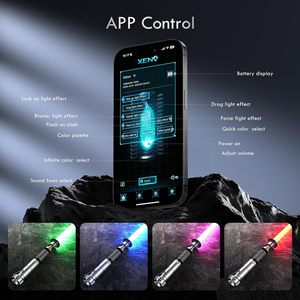 Sabre laser Neopixel LED de haute qualité pour adultes Luke Skywalker Cosplay Saber avec son Proffie et lame de duel lourde - Product Image 6