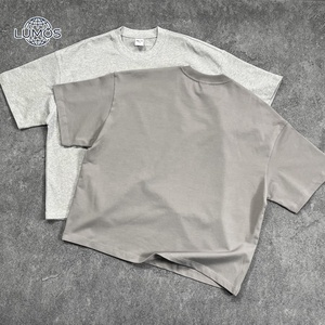 Camiseta <span class=keywords><strong>de</strong></span> Hombre <span class=keywords><strong>de</strong></span> Algodón 100% con Logotipo Personalizado, Estilo Hip Hop, Corte Holgado, 275 g/m², Transpirable, Ecológica, Estampada, Manga Corta - Product Image 1
