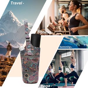 Bolsa de Deporte Portátil de Yoga y Pilates para Mujer, Bolsa de Viaje, Bolsa de Compras, Bolsa de Lona - Product Image 4