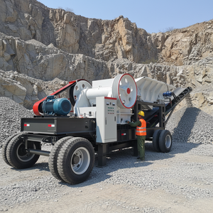 Concasseur de roche haute efficacité, <span class=keywords><strong>mini</strong></span> concasseur à mâchoires mobile diesel pour pierres au Kenya, vente à bas prix - Product Image 1