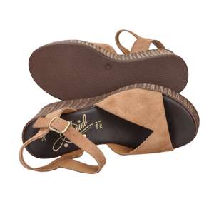 Sandales compensées en cuir Ariel pour femme, taille 36, hauteur de talon 8,5 cm - Product Image 6