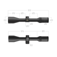 Vector Optics Continental x8 2-16x50 SFP ED portée plafonnée réglage chasse portée