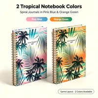 Organiseur personnalisé CustomTeacher, couverture rigide, format A5, reliure spirale, feuilles mobiles, agenda, journal, calendrier avec coffret