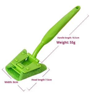 Cepillo de limpieza de cocina de plástico con mango largo para lavar platos, ollas y estufas, que no ensucia las manos, con cabezal de estropajo reemplazable - Product Image 4