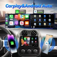 Lecteur multimédia vidéo Android universel 7 pouces 1Din, CarPlay, Android Auto, écran tactile, GPS, radio FM, Aux, aide au recul
