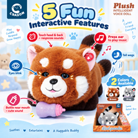 Ours en peluche interactifs en gros pour importateurs, fournisseur de jouets électroniques en peluche pour apaiser les bébés, pour les magasins de jouets en ligne