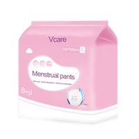 Toallas Sanitarias Desechables Orgánicas Biodegradables con Alas, Algodón Suave No Tejido, Alta Absorbencia, Protección Contra Fugas, Diseño con Laterales Reforzados